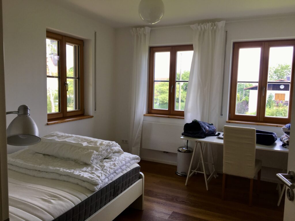 My bedroom as an au pair in Munich, Germany